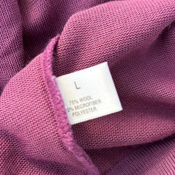 VITTORIO ROCCHETTI—Milano—Purple Polo Pullover—Men’s M—75% Wool—Made in USA—VG+ - Picture 13 of 13